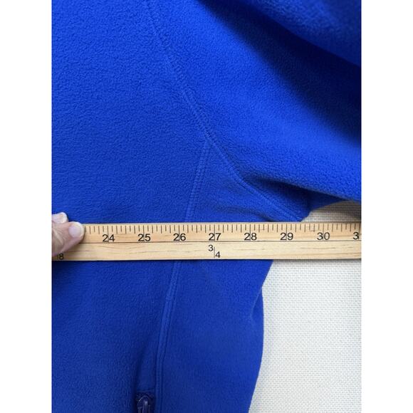 Lands End Men’s Blue Sz XXL Fleece Men’s Full Zip Jacket Zip Pockets - Picture 9 of 15